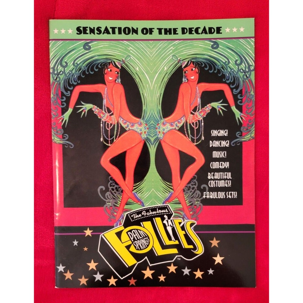 2001 The Fabulous Palm Springs Follies Souvenir Program Historic Plaza Theatre